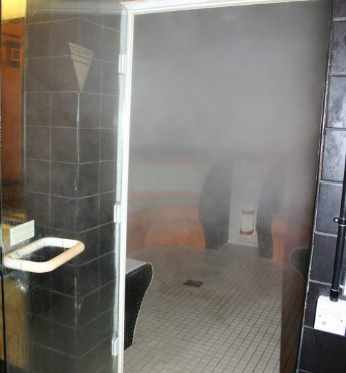 Steam room ready for members